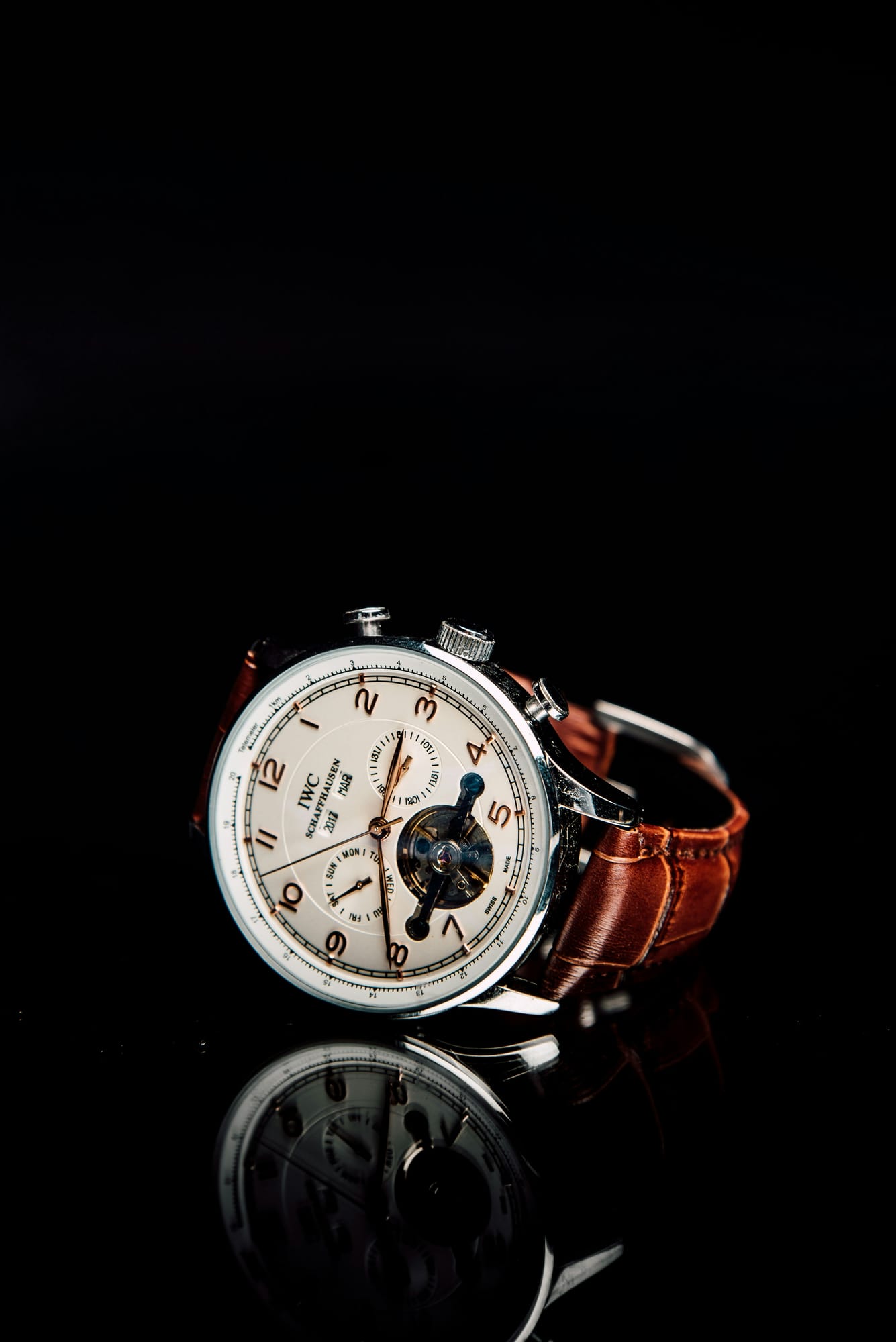 Vintage watch display